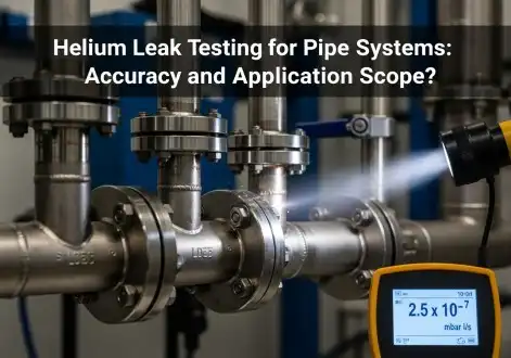 Helium Leak Testing for Pipe Systems: Accuracy and Application Scope
